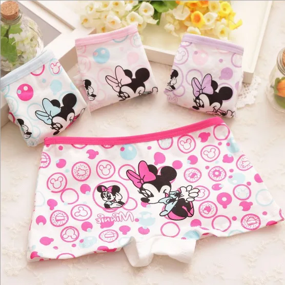 New children s cartoon Mickey printed cotton underwear baby girls underwear boxer briefs kids panties wholesale