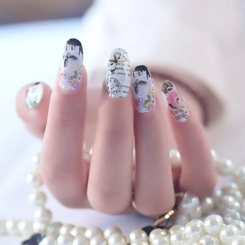 nuovo arrivo per 2019 nail art coreano moda nail art disegni adesivi
