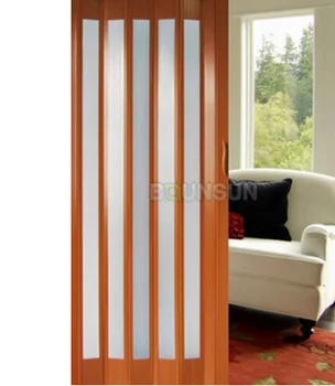Retractable Pvc Glass Gate Retractable Interior Folding Door