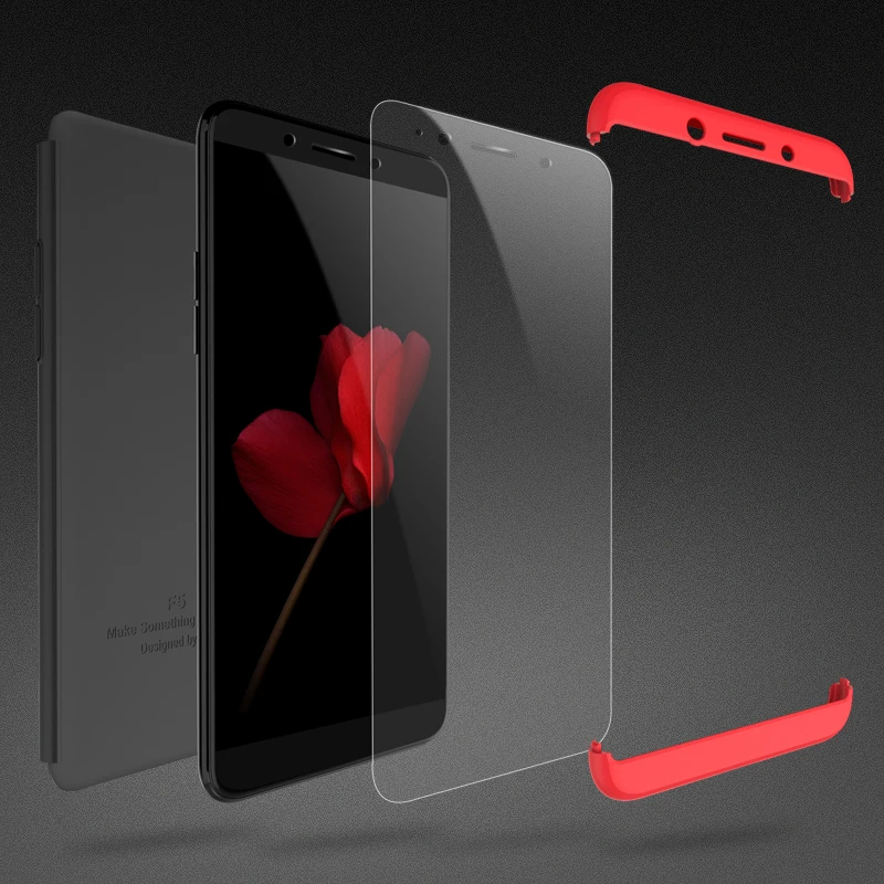 2018 hot sell 360 cover Removable 3in1 Hard PC Shield Back Cover Case for Samsung Galaxy A8 phone cases