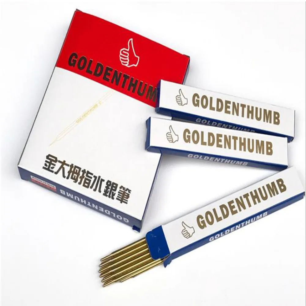 Mercury Refillable Pen For Leather Silver Refill Pen For Leather