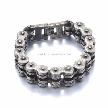 Hot Clic Men Bracelet Stainless Steel Antique Biker Hot Clic Men Bracelet Stainless Steel Antique Biker Bracelets Designs