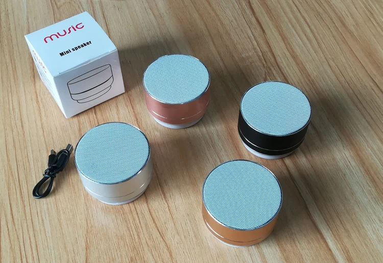 Customized logo print mini wireless speaker with FM radio - ANKUX.COM