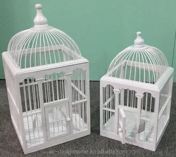 White S 2 Bamboo Birdcage Buy Bamboo Wood Bird Cage