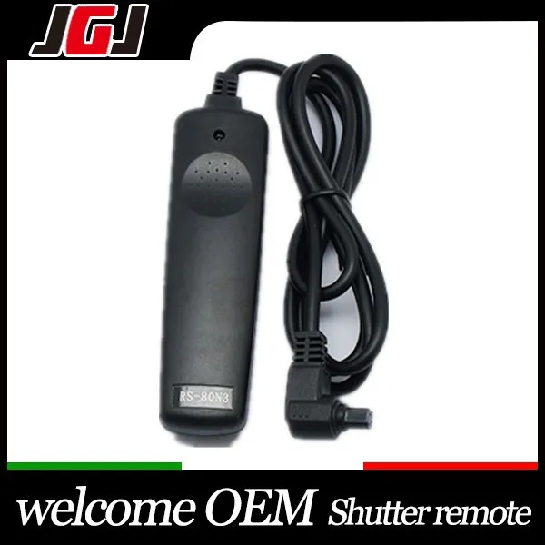 Factory Price Remote Control Shutter Release Switch RS-80N3 for Canon 1D 1DS EOS 5D 50D 40D 30D 20D 10D 7D