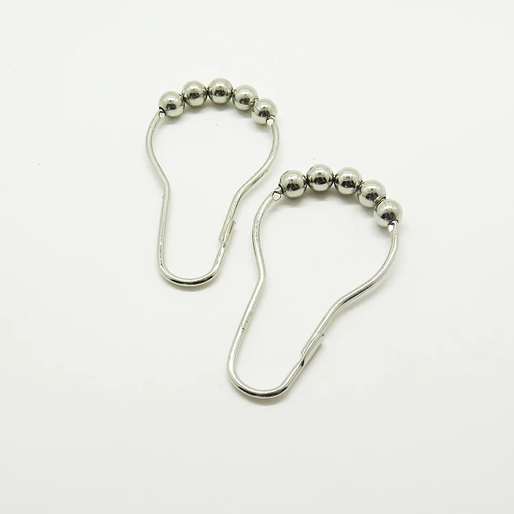 Großhandel duschvorhang haken metall Kaufen Sie die besten duschvorhang