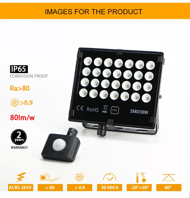 long range pir floodlight