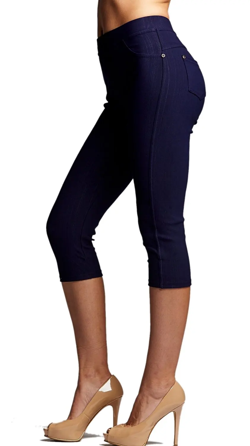 womens capri jeggings