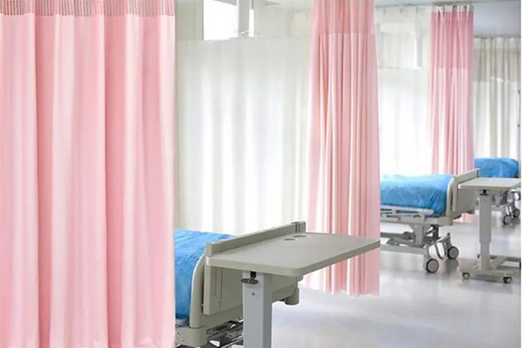 disposable bed screen curtain in hospital