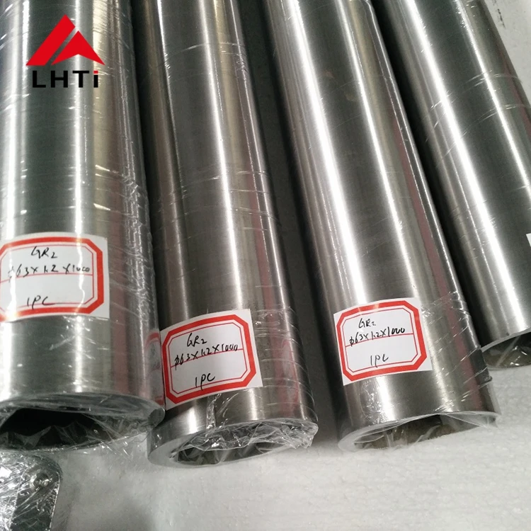Grade 2 Titanium Tube Ti Exhaust Seamless Round Pipe