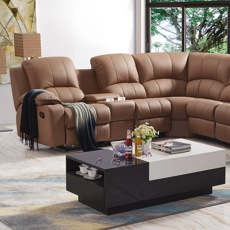 2018 Foshan New L Shape Modular 7 Seater Sofa Set,Living Room Sofas