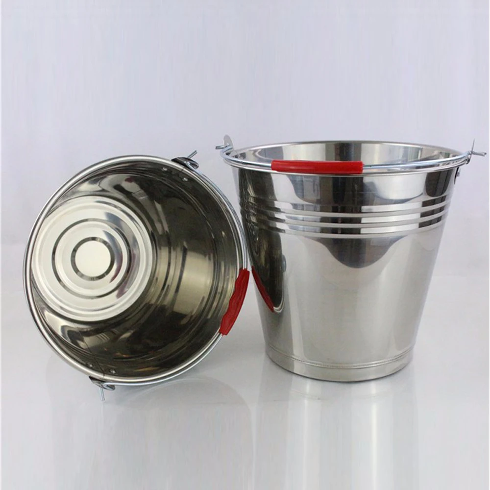 Stainless Steel Water Bucket With Lid Durable Pails For Farms Mop Bucket Buy Bucket With Lid Stainless Steel Water Bucket With Lid Durable Pails For Farms Mop Bucket Buy Bucket With Lid