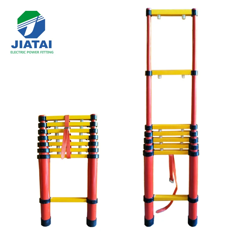 2m 5m Fiberglass Telescopic Step Ladder Buy Fiberglass Telescopic