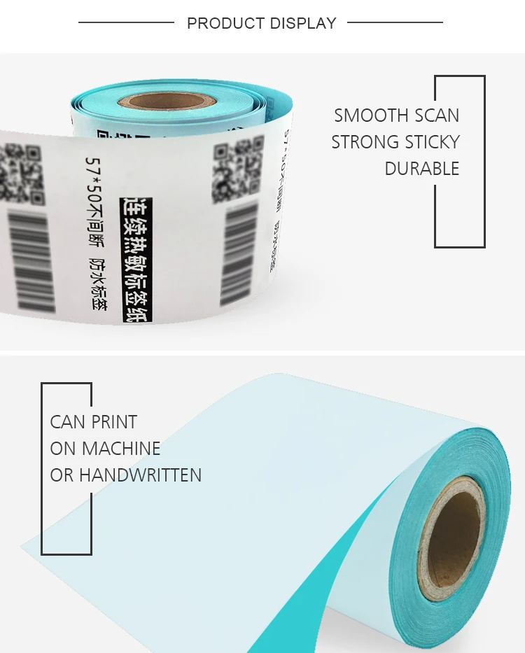 Continuous Direct Thermal Label 75mm *30m For 80mm Pos Thermal Label