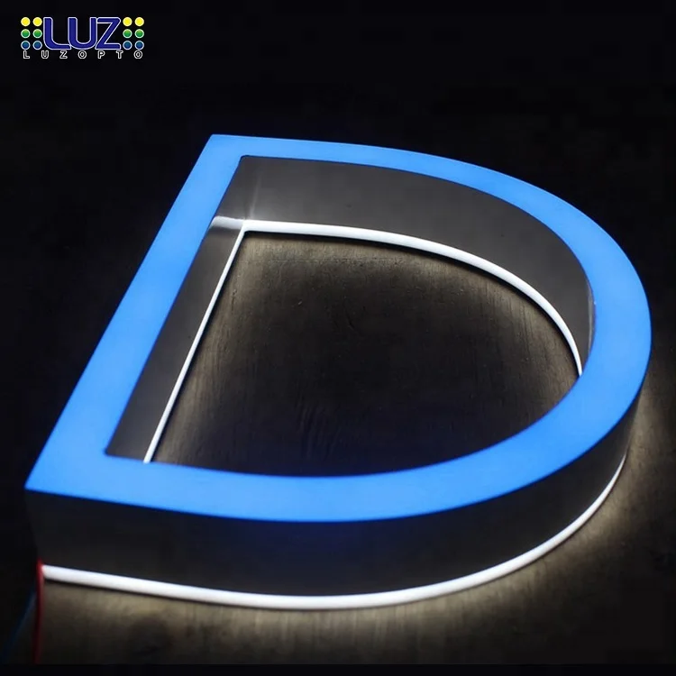 2018 Wholesale Price Waterproof 3D Backlight Led Letter Lights with Sign