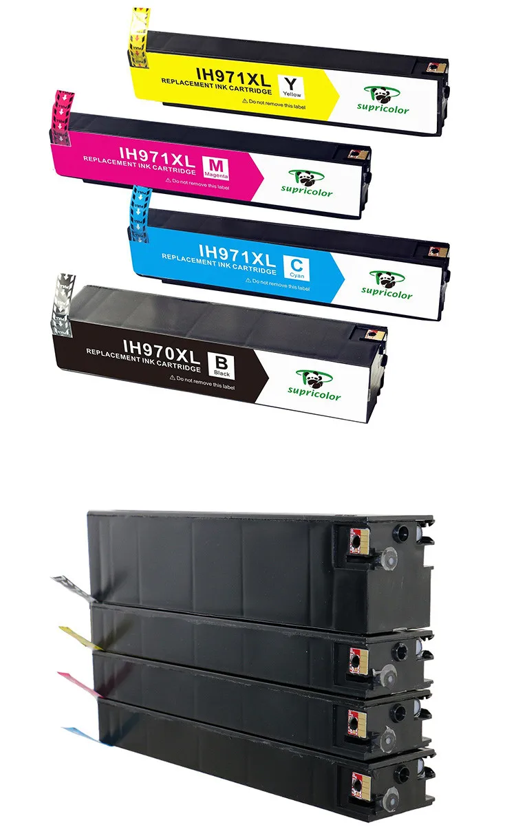 Supri Color Compatible Ink Cartridge 970xl 971xl Suitable For Hp Officejet Pro X451dn X451dw 9192