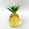 New yellow color pineapple shape crystal gift for decoration