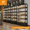 Modern Shopping Mall Bakery Furniture Wood Bread Display Stand For Store