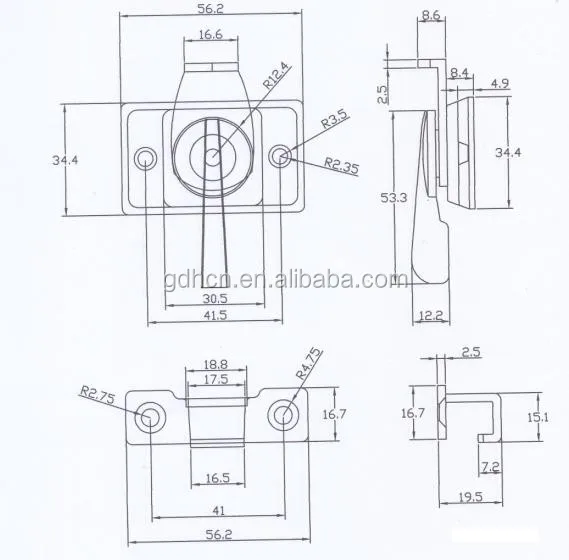 Furniture Hardware Dining Table Leaf Locks - Buy Table Lock,Table Leaf