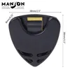1 pc Guitar Pick Holder Plastic Plectrum Case Mediator Quick Storage Adhesive Triangle Shape