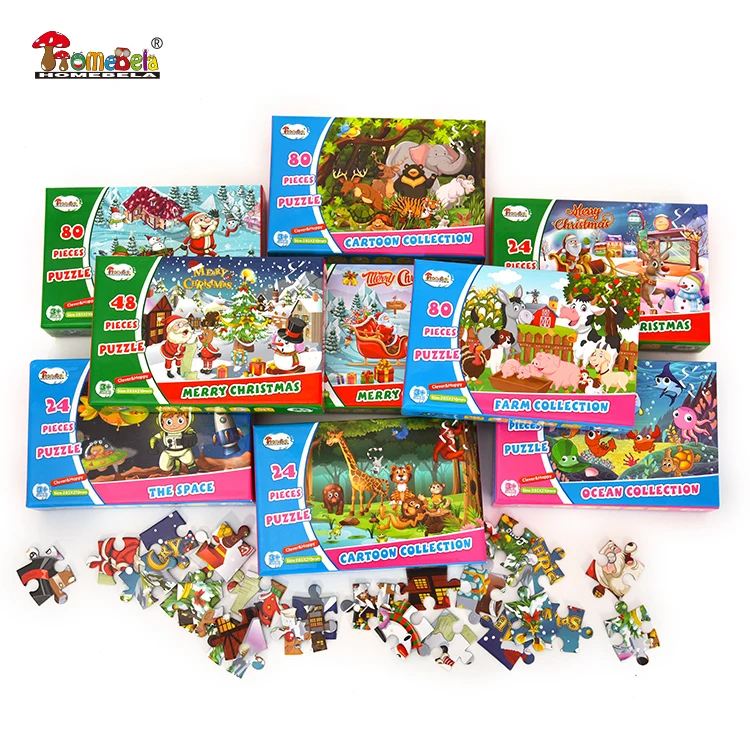 Wholesale High Quality Custom Pieces Kids Jigsaw Puzzles Manufacturers