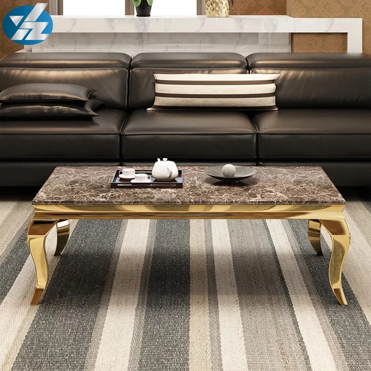 Pretty Moroccan Brown Marble Coffee Table In Foshan Buy Pretty