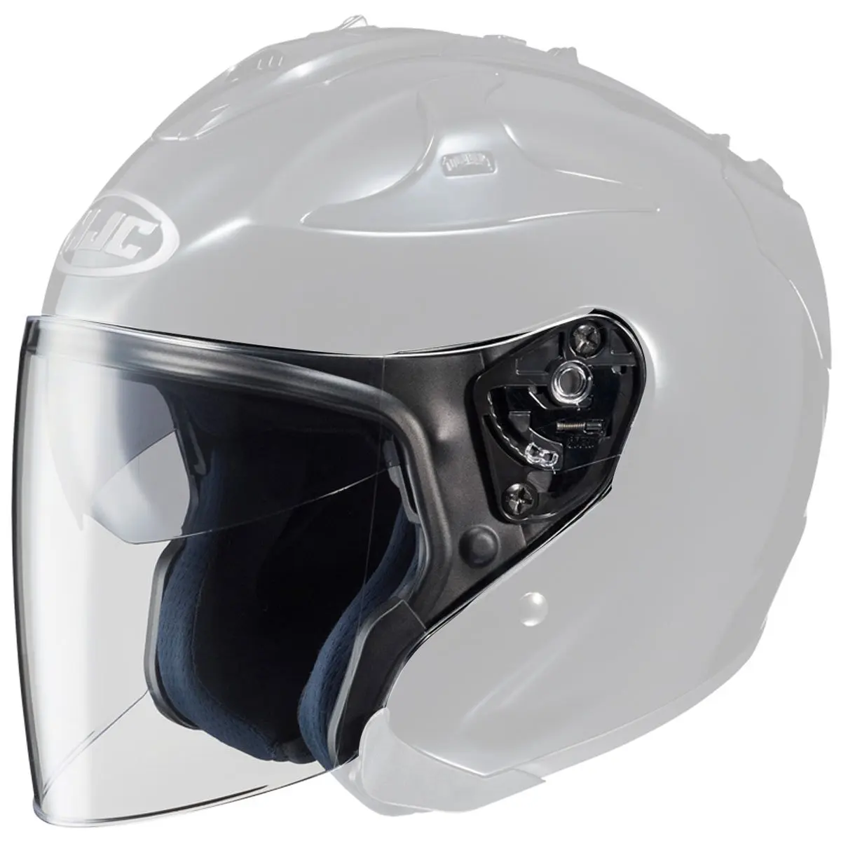 HJC Helmets HJ-09 Unisex-Adult Anti-Scratch Replacement Face Shield Dark Smoke, One Size