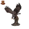 Factory custom made hand carved hot sale resin eagle statue for sale