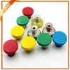 Colourful pained custom metal screw jean button