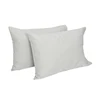 100% Cotton pure color baby bedding soft 2pk envelope pillow cose