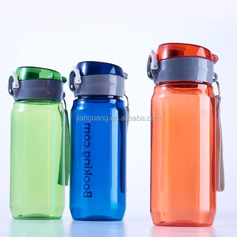 500ml Plastic Water Bottle School Children Drinking Straw Water Bottle ...