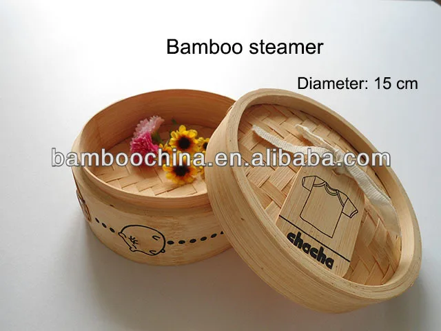 Bamboo canister (with colored Logo.)[E2-99]