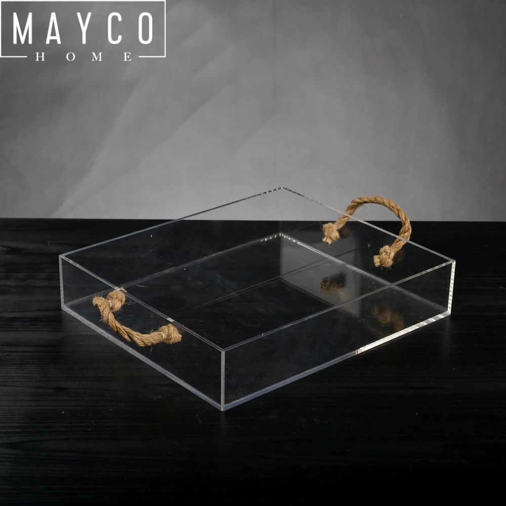 Mayco Clear Plastic Plexiglass Acrylic Lucite Tray With Insert Handle Wholesale Buy Plexiglass