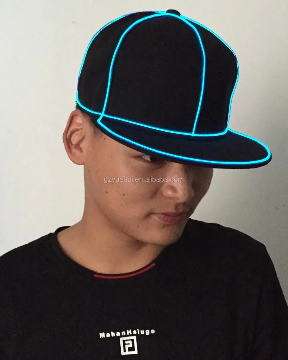 hat with led lights in brim