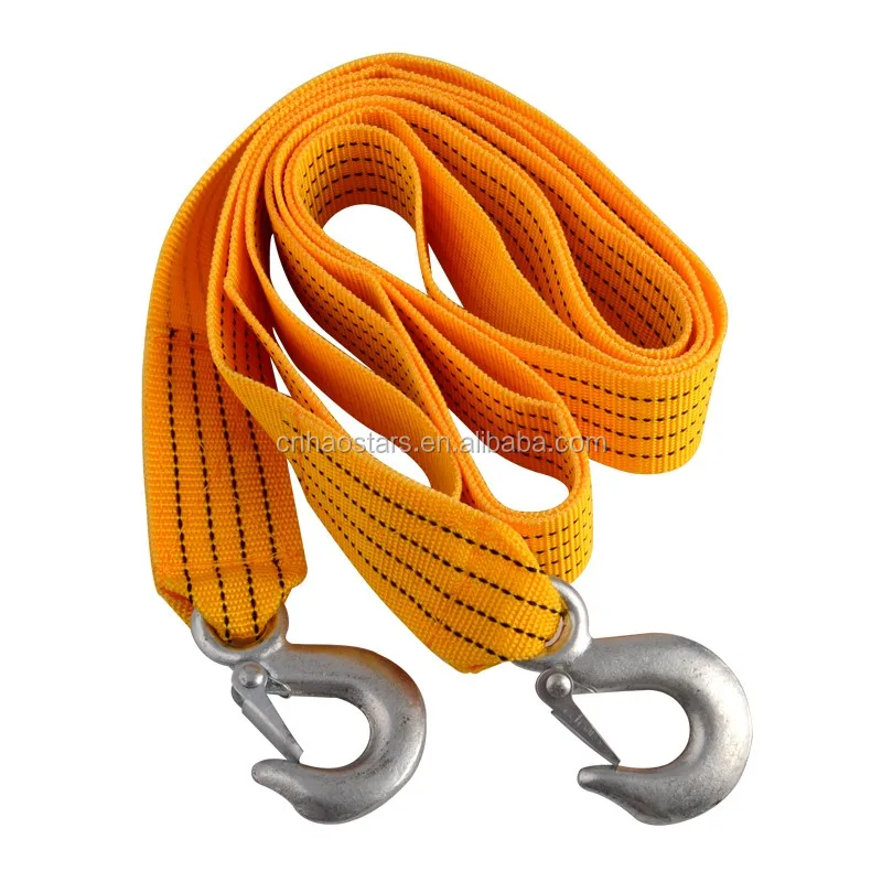 3 Tons Tow Rope Strap With Hook For Car Emergency Towing Buy Tow Rope