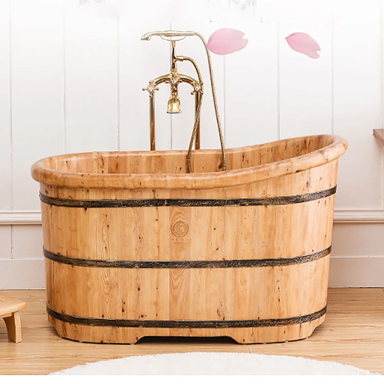 1200 Mm Eco Friendly Bathtub Mobile Portable Wooden Bathtub Round Buy Mobile Bathtub Portable Wooden Bathtub Eco Friendly Bathtub Product On Alibaba Com