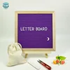 Double Sided Magnetic Felt Letter Board Sign Set With 380 Letters 10 X 10 Inches Create Custom Messages Board