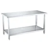 Industrial Stainless Steel Heavy Duty Metal Working Table For Kitchen Restaurant