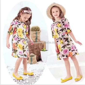 E0003a New Posh Baby Girl Dress Lemon Pattern Ruffle Sleeve Backless