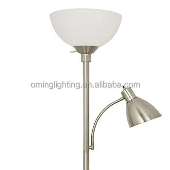 Lumière 150 Watts Lampadaire En Métal Avec Côté Liseuse Lampadaire Lampadaire En Métal Avec Liseuse Latérale
