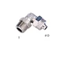 Pneumatic Components RPL Male Elbow Two Touch Fittings brass material nickel-plated Pneumatic rapid fittings quick connectors