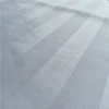 cheap textile 100% polyester brushed fabric optical white and stripe