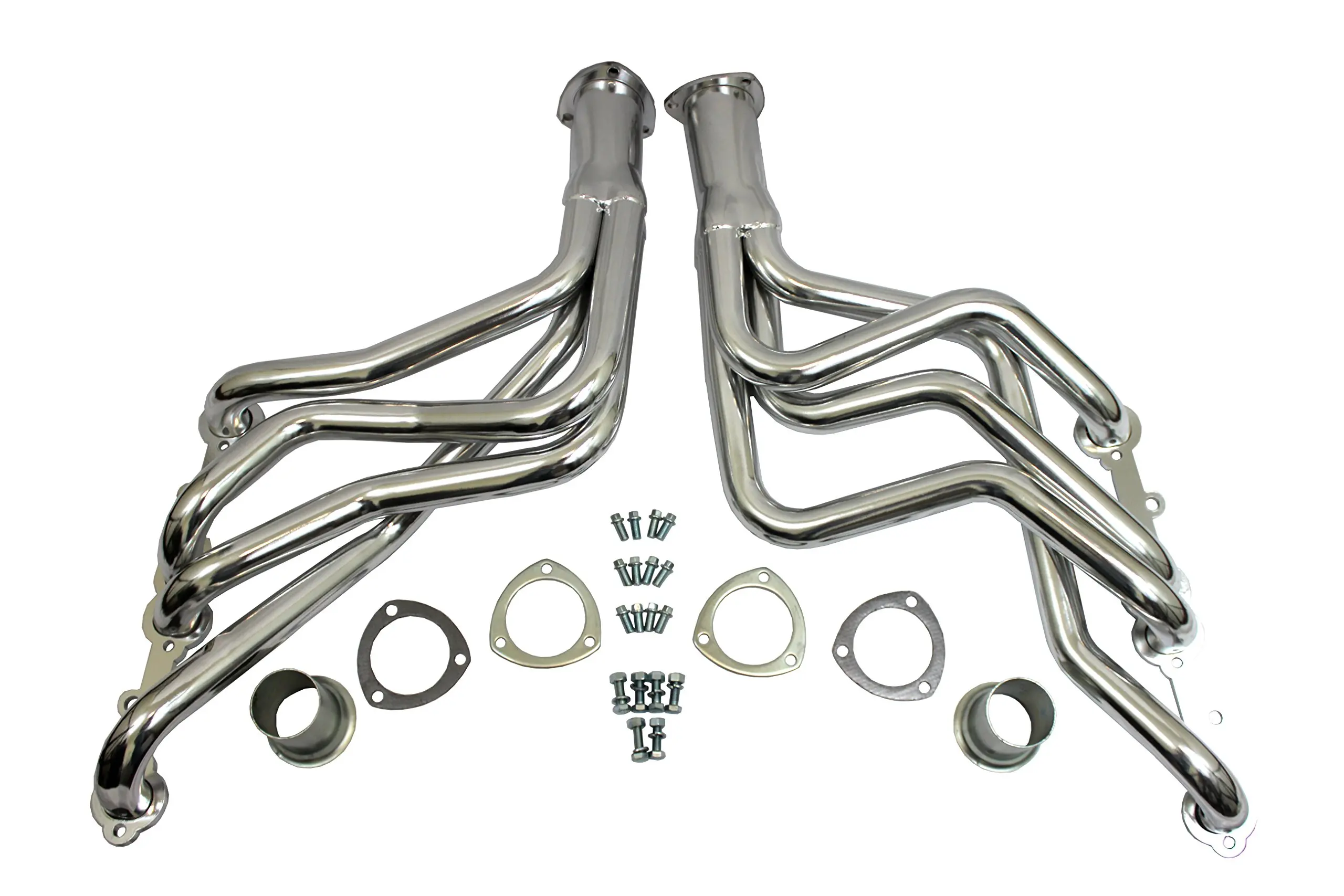 Southwest Speed BLACK LONG TUBE HEADERS FOR 63-82 CORVETTE SBC 262-400,CHEVROLET