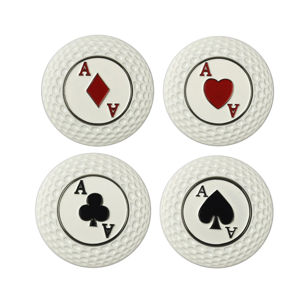 New Design Die Casting Golf Poker Chip Metal Soft Enamel Ball Marker ...