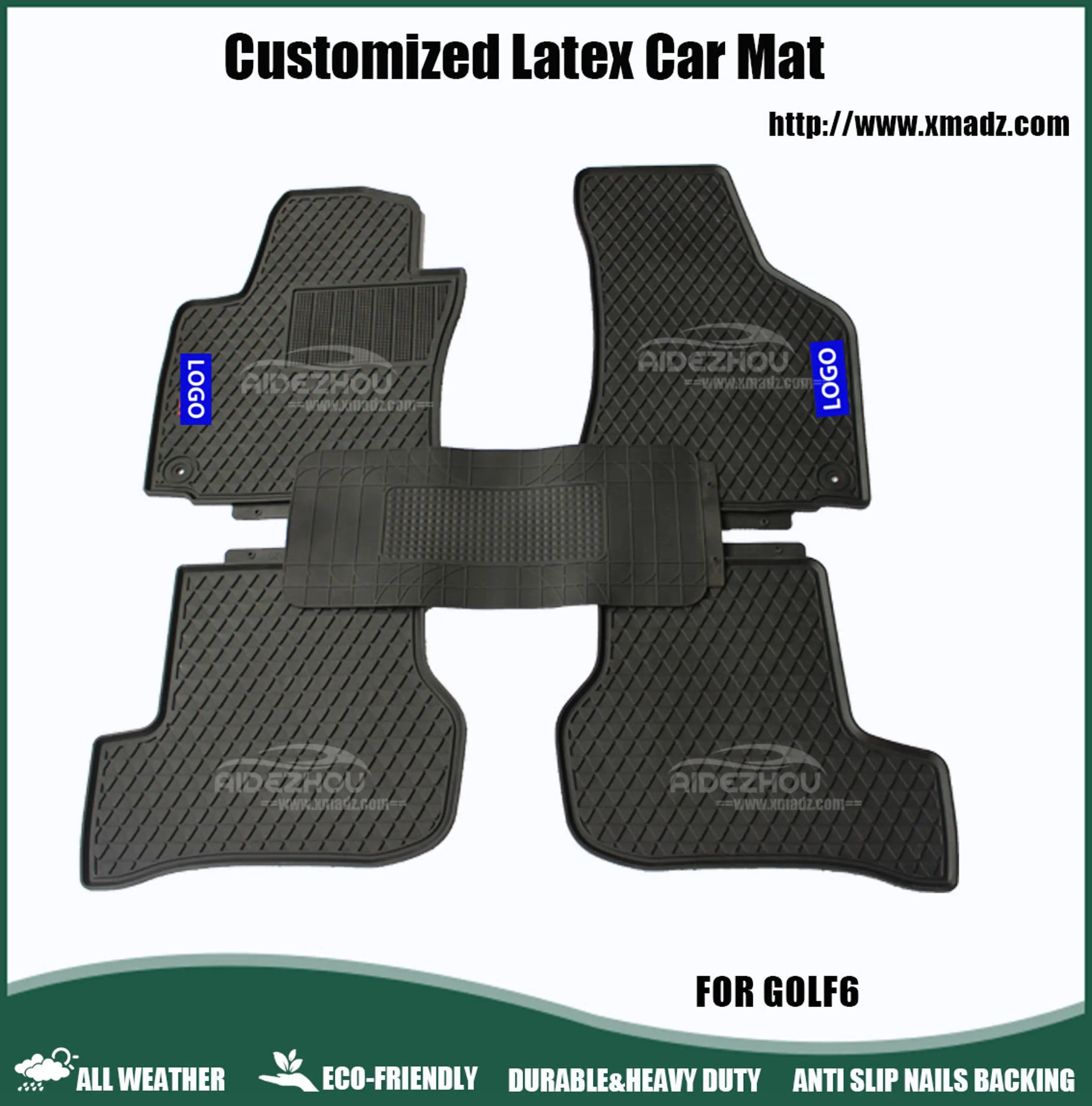 Front And Rear Liner Car Floor Mats For Vw Rhd Golf Mk6 Buy Custom