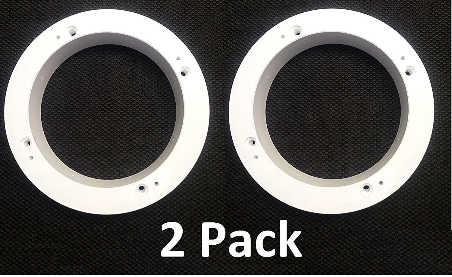 Wotefusi Waterproof Speaker Spacer Extender Rings 6.5 Car Speaker Black 1.2 Depth Extender Spacer Rings Adapter