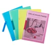 A4 Translucent Plastic PP Clip File Folder with Swing Clip