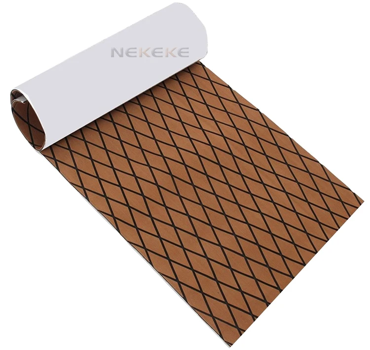 Marine Boat Flooring EVA Foam deck pad sheet Synthetic Teak