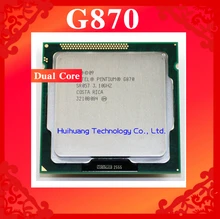 Lifetime warranty Pentium G870 3.1GHz 3M Dual Core desktop processors CPU 870 Socket LGA 1155 pin Computer