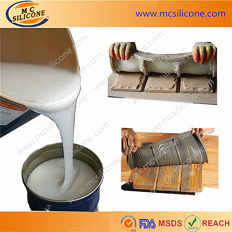 Rtv2 Moule Faisant Du Caoutchouc De Silicone Liquide Pour La Coulée De Béton Buy Caoutchouc De